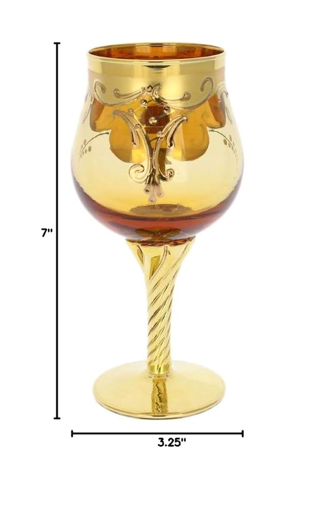 Amazon.com | Glass Of Venice Set Of Two Murano Glass Wine